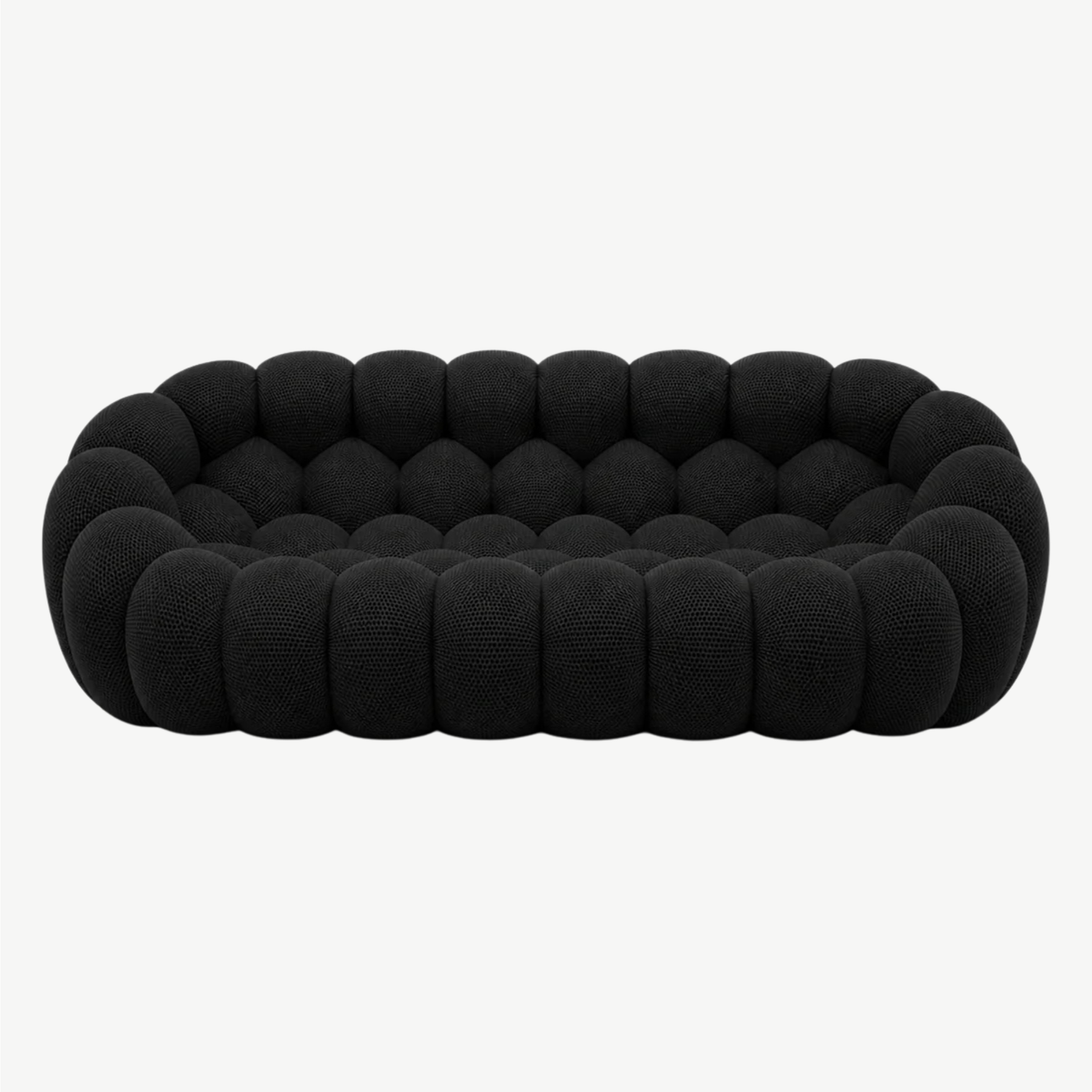 BULÉA Maxi 3-seater round sofa in Ebony – studio view