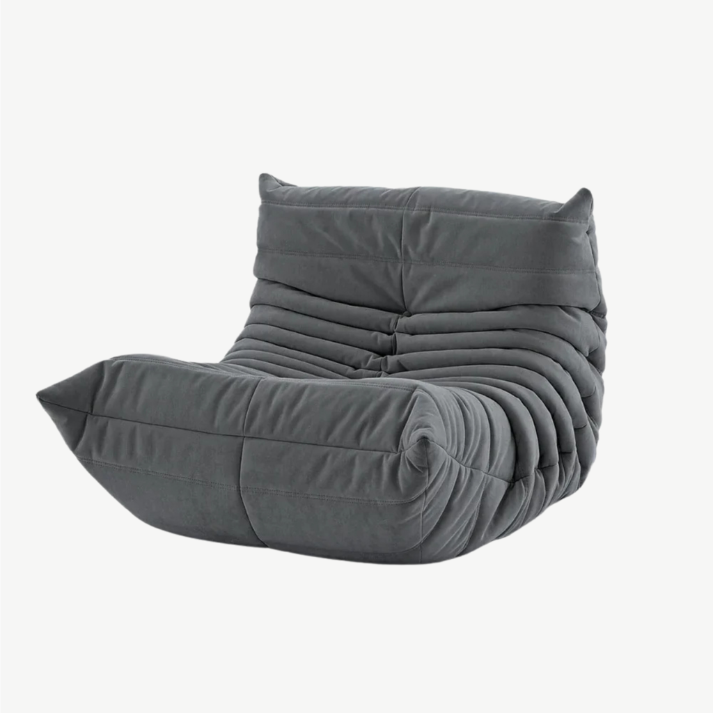 LUMA Mini low lounge chair in Charcoal