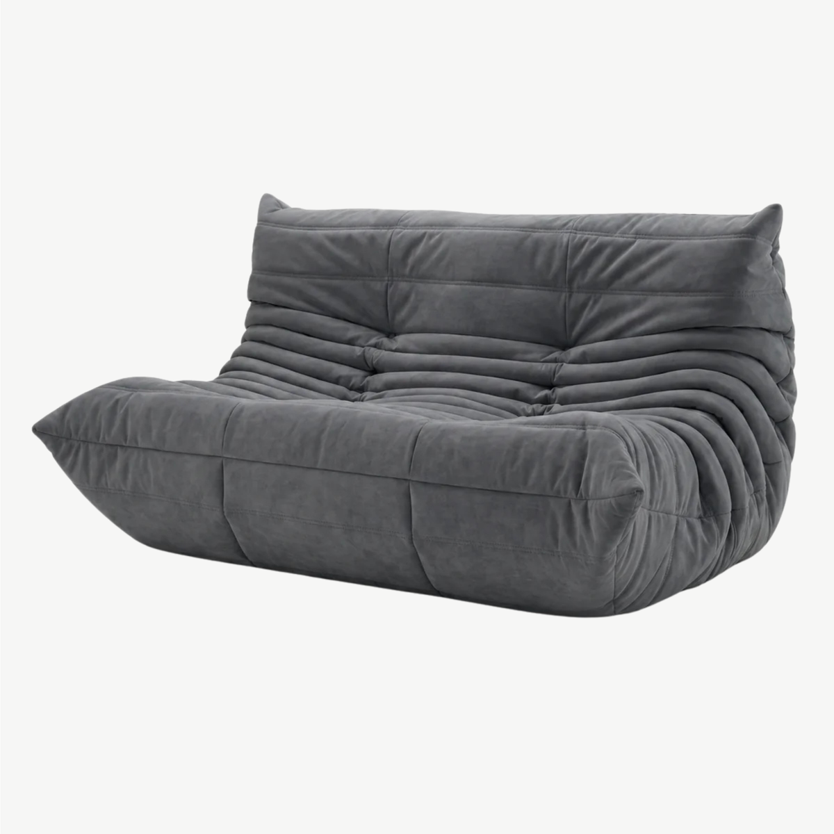 LUMA 2-seater low lounge sofa in Charcoal