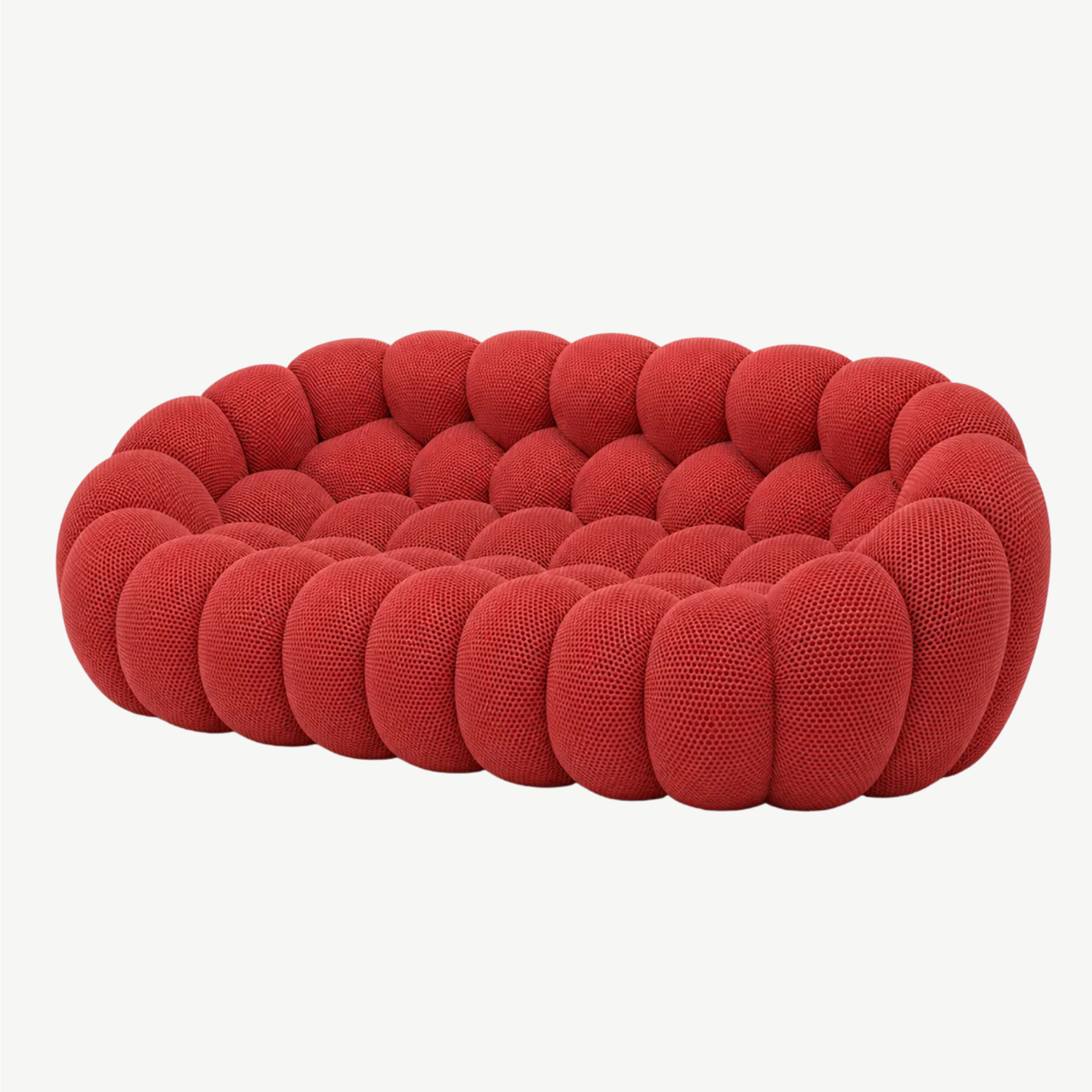 BULÉA Maxi 3-seater round sofa in Coral