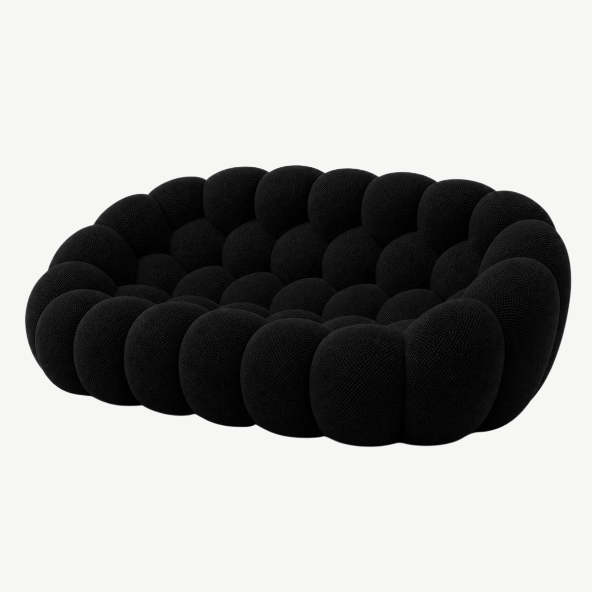 BULÉA 2-seater round sofa in Ebony