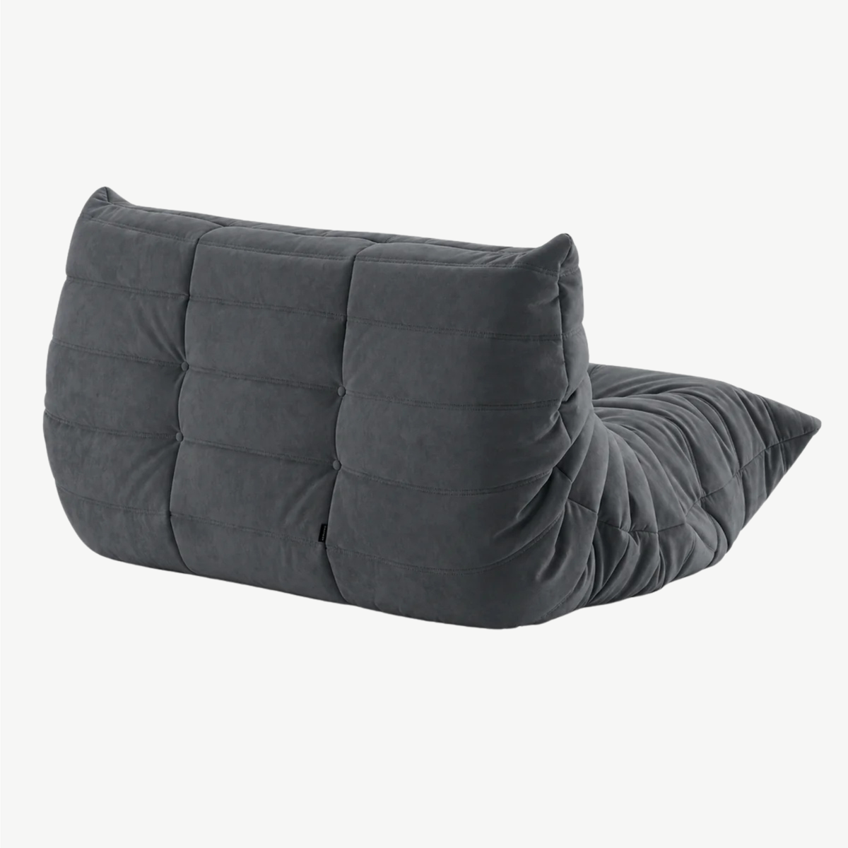 LUMA 2-seater low lounge sofa in Charcoal – alternative view