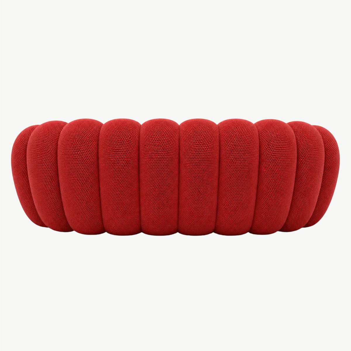 BULÉA Maxi 3-seater round sofa in Coral – alternative view