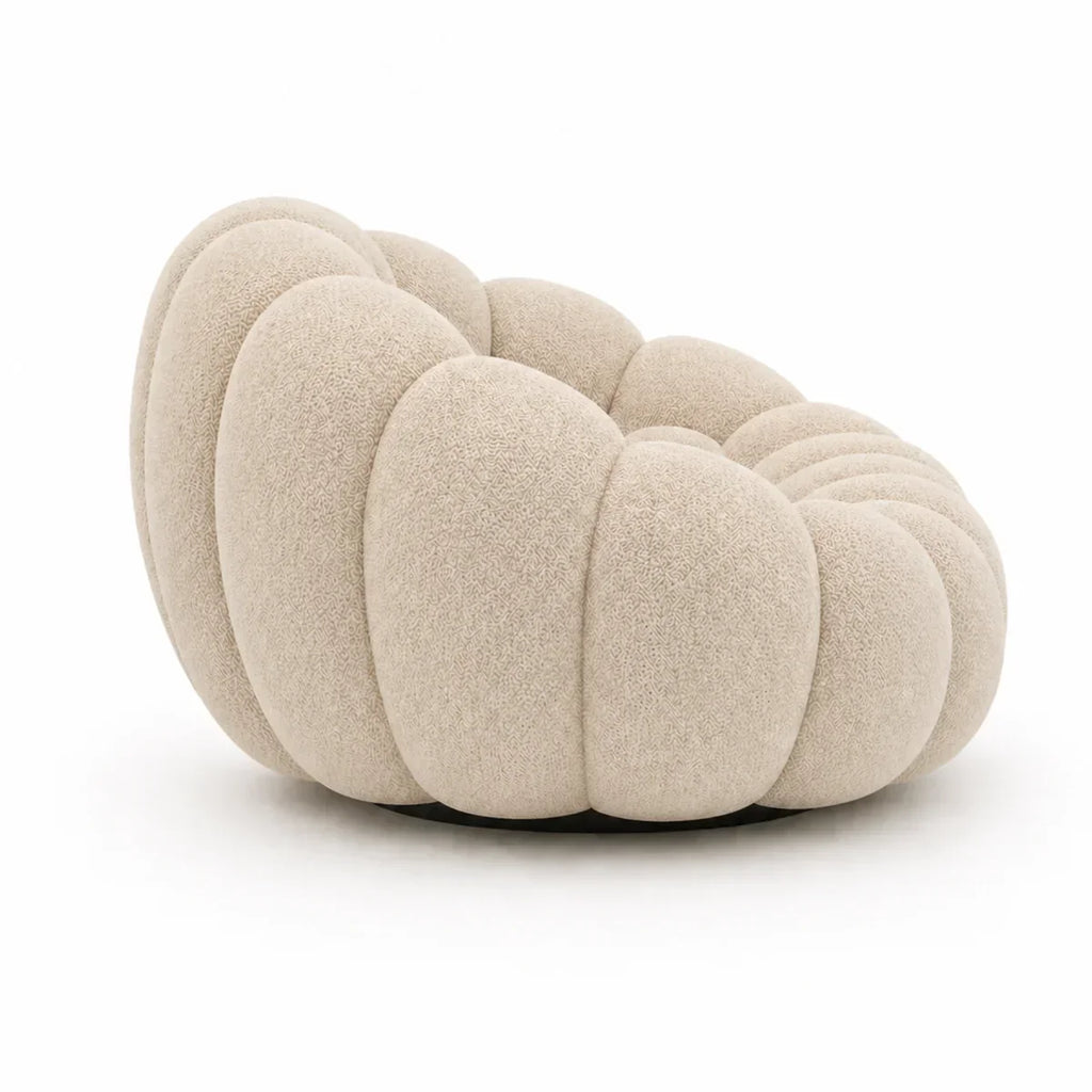 BULÉA 2-seater round sofa in Linen – alternative view
