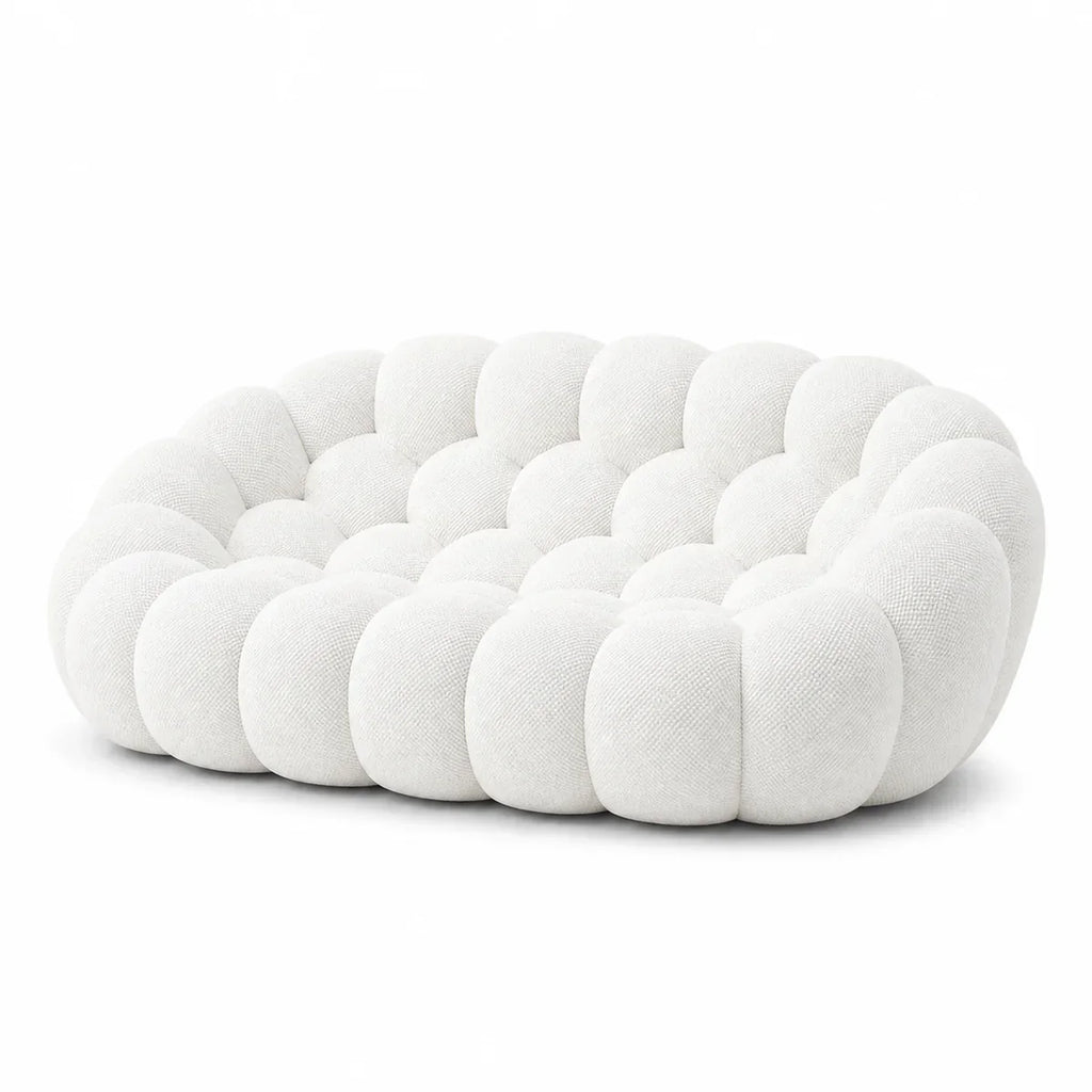 BULÉA 2-seater round sofa in Snow