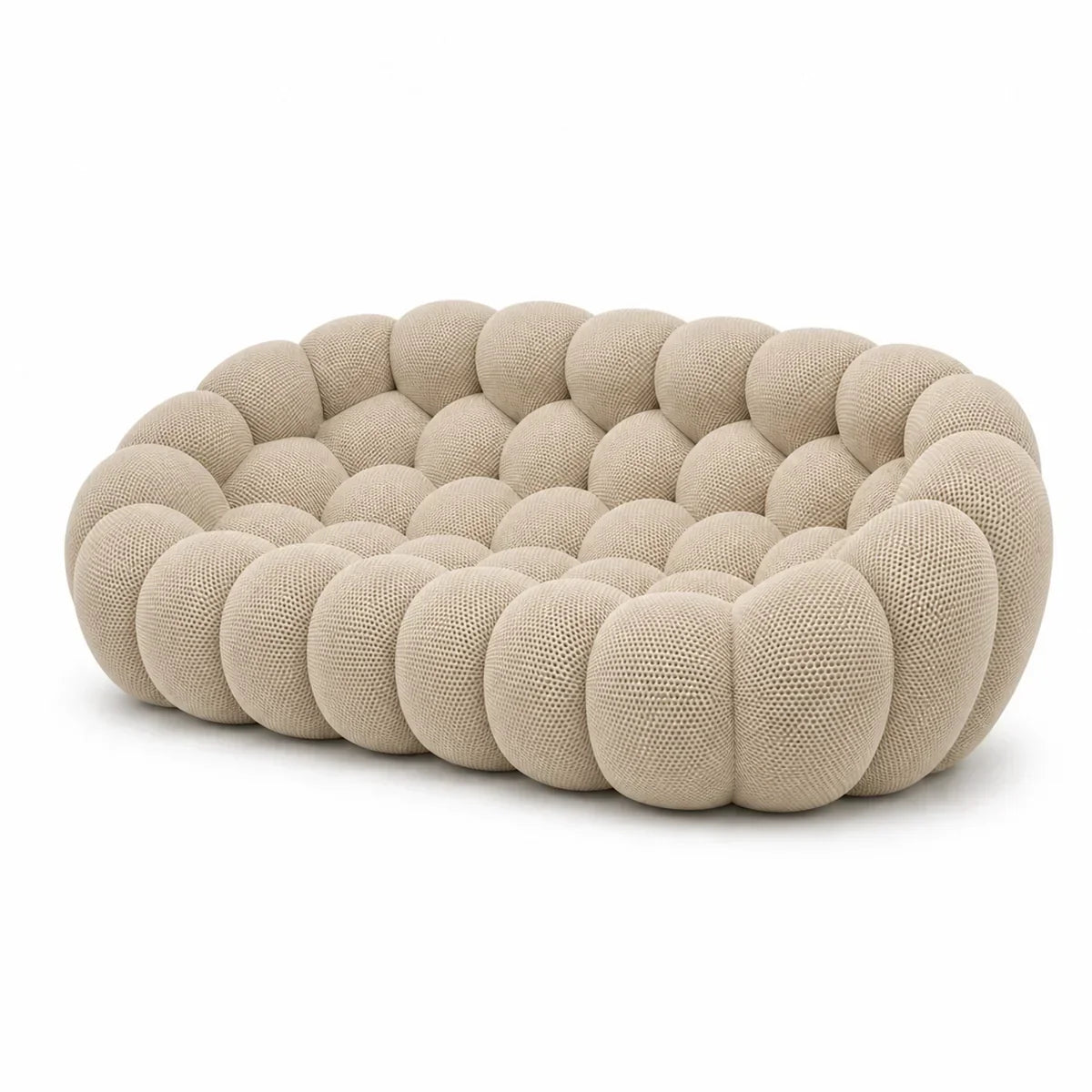 BULÉA Maxi 3-seater round sofa in Linen