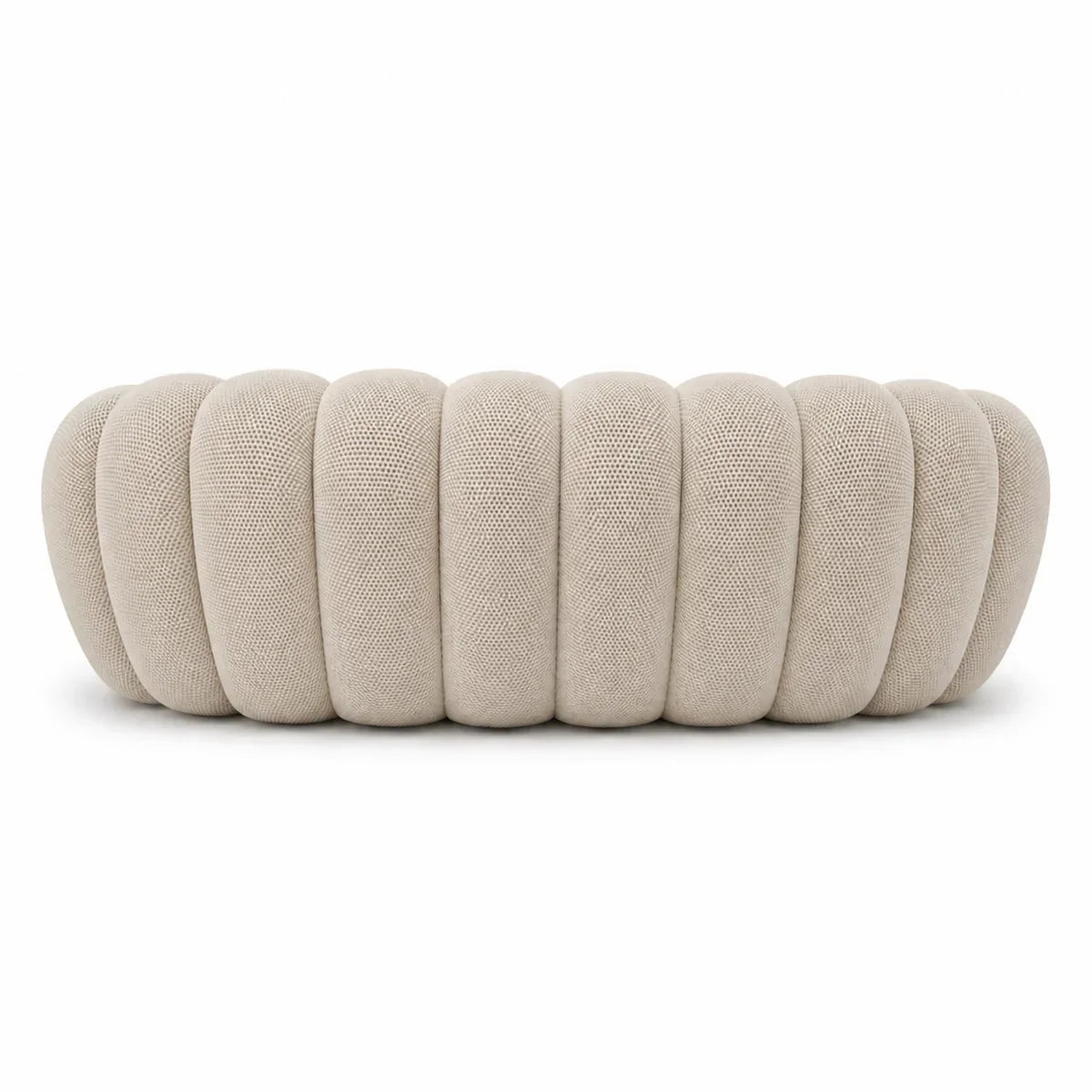 BULÉA Maxi 3-seater round sofa in Linen – alternative view
