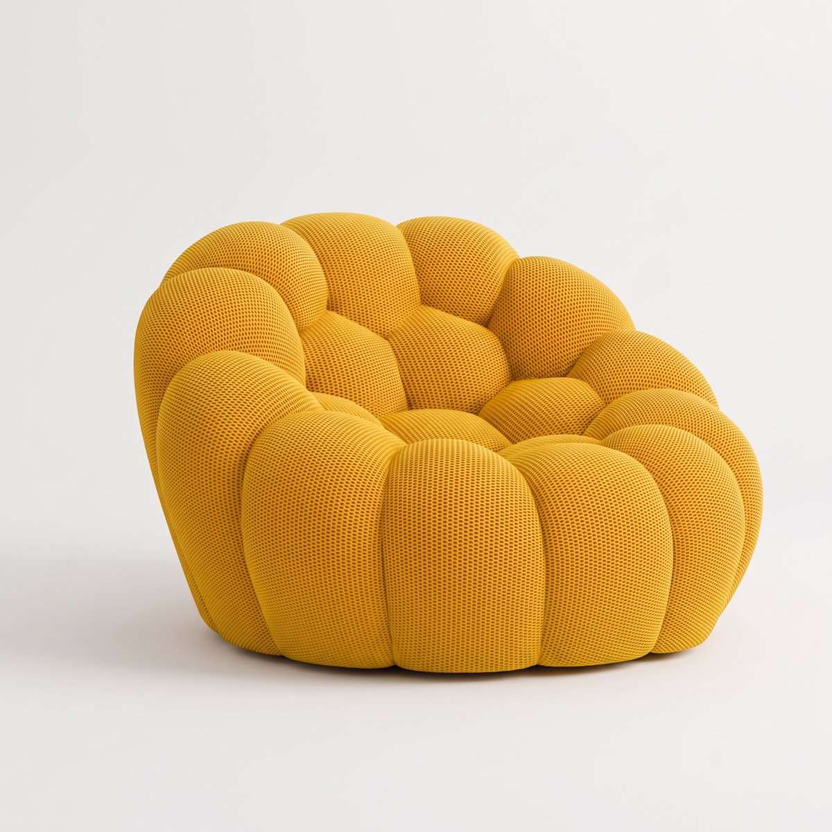 BULÉA Mini round armchair in Sunflower