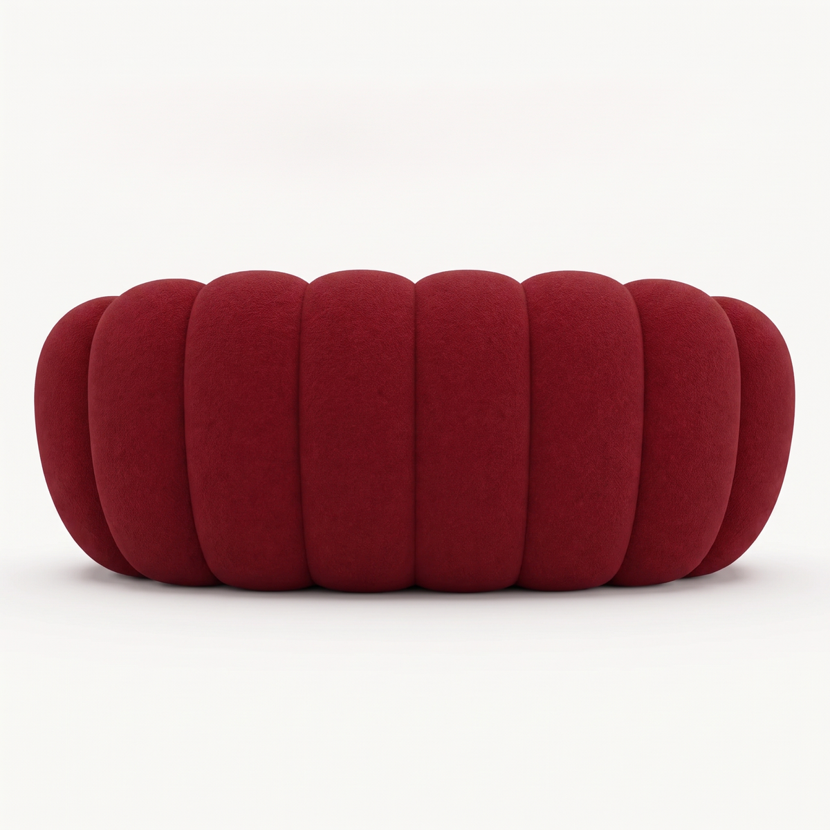 BULÉA 2-seater round sofa in Ruby – alternative view