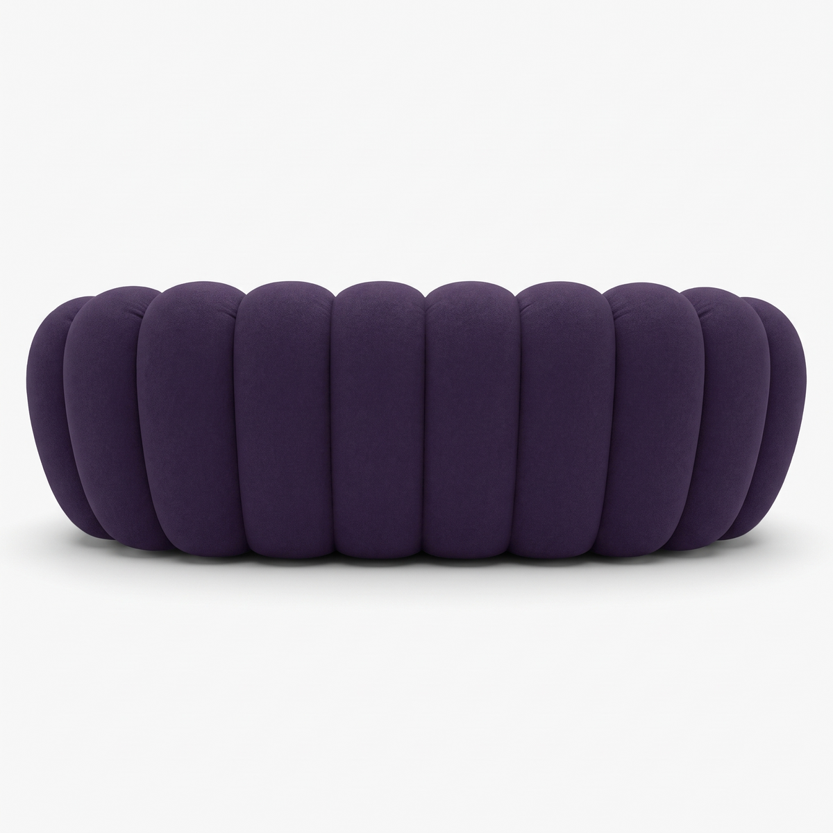 BULÉA Maxi 3-seater round sofa in Aubergine – alternative view