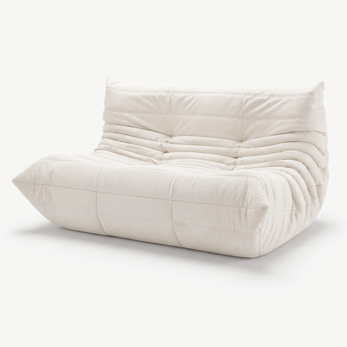 LUMA 2-seater low lounge sofa in Cotton