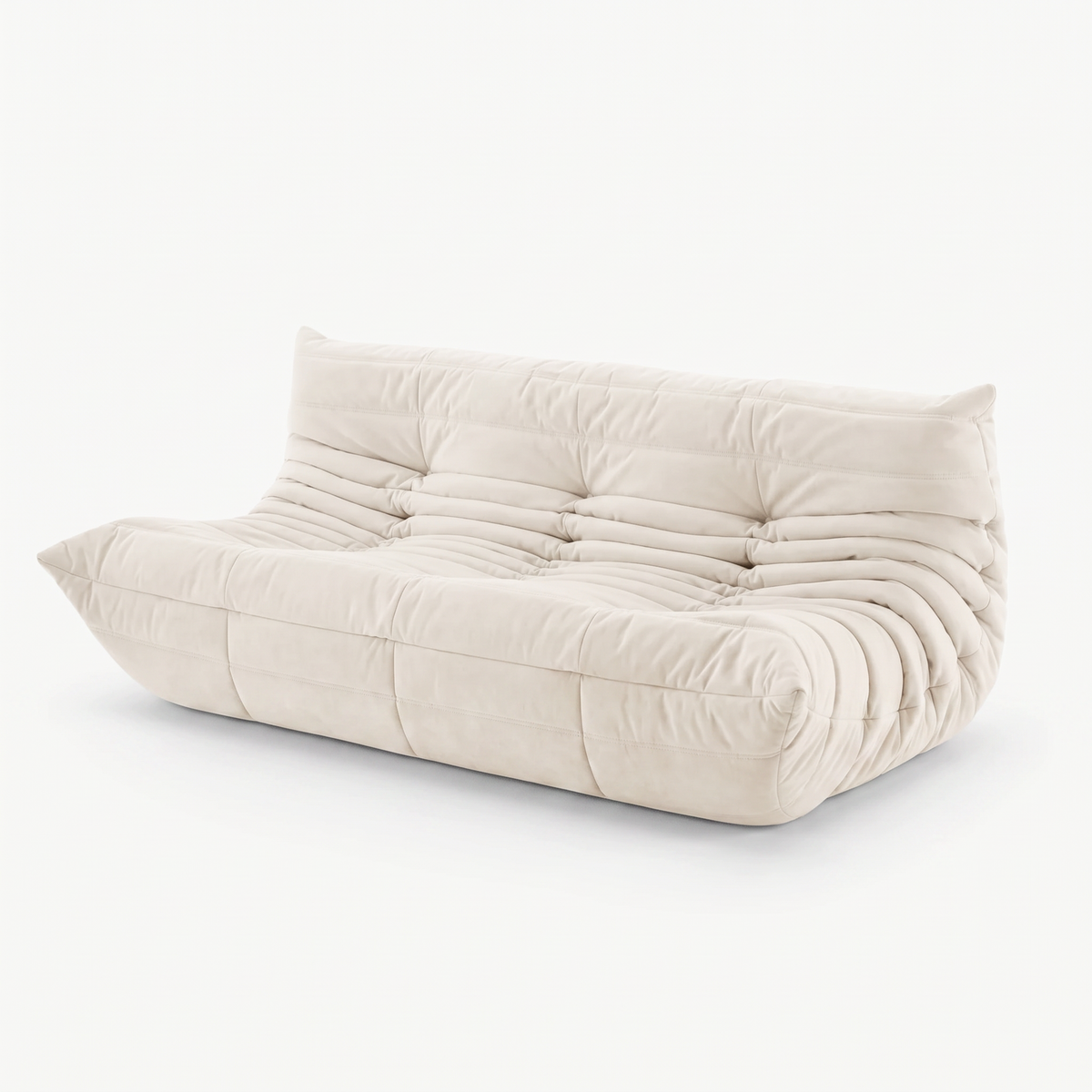 LUMA Maxi 3-seater low lounge sofa in Cotton