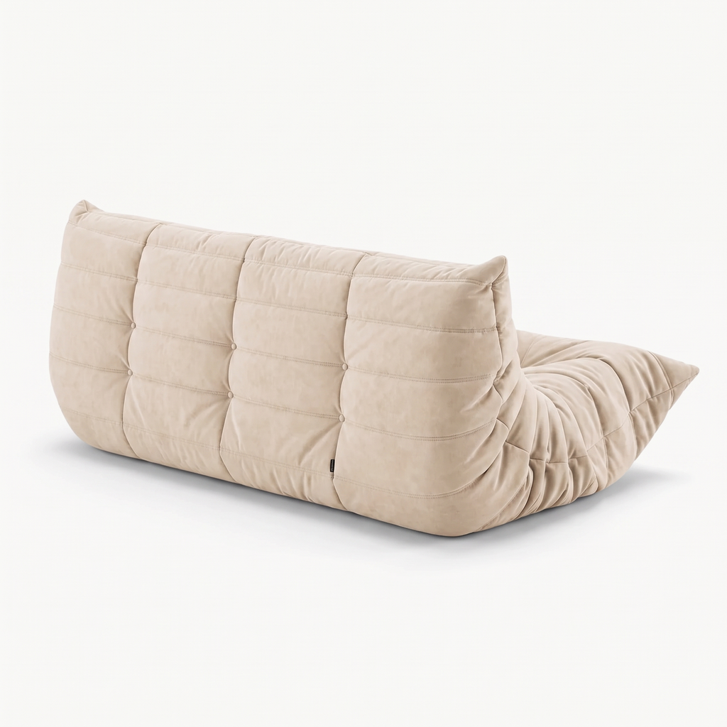 LUMA Maxi 3-seater low lounge sofa in Sand – alternative view