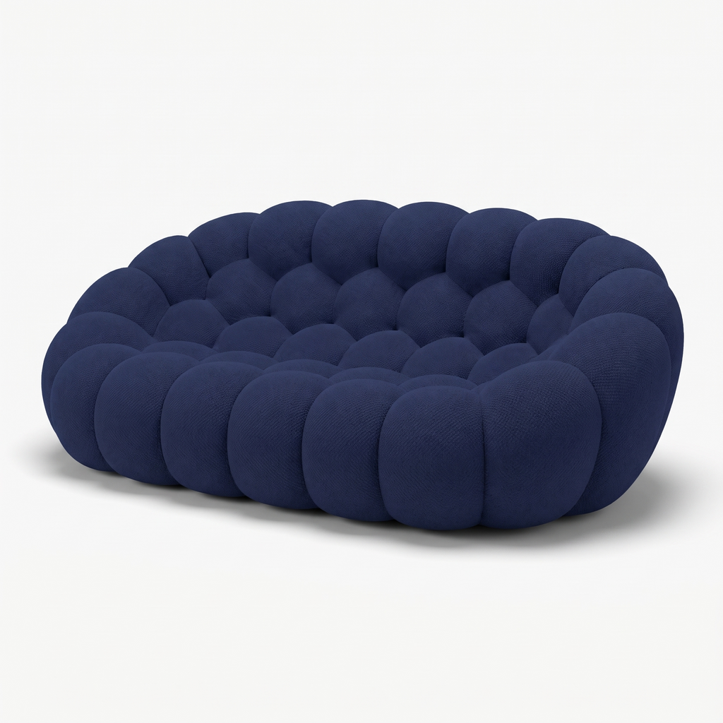 BULÉA 2-seater round sofa in Midnight