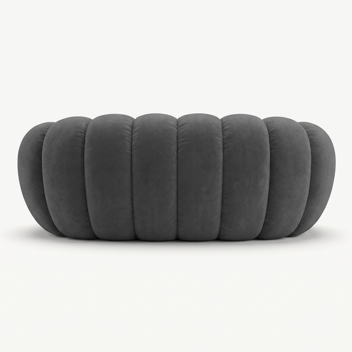 BULÉA 2-seater round sofa in Charcoal – alternative view