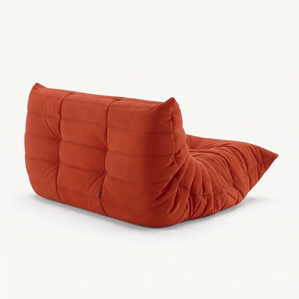 LUMA 2-seater low lounge sofa in Paprika – alternative view