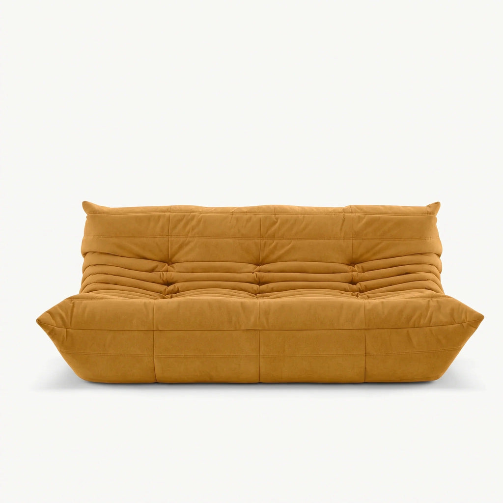 LUMA Maxi 3-seater low lounge sofa in Honey – studio view