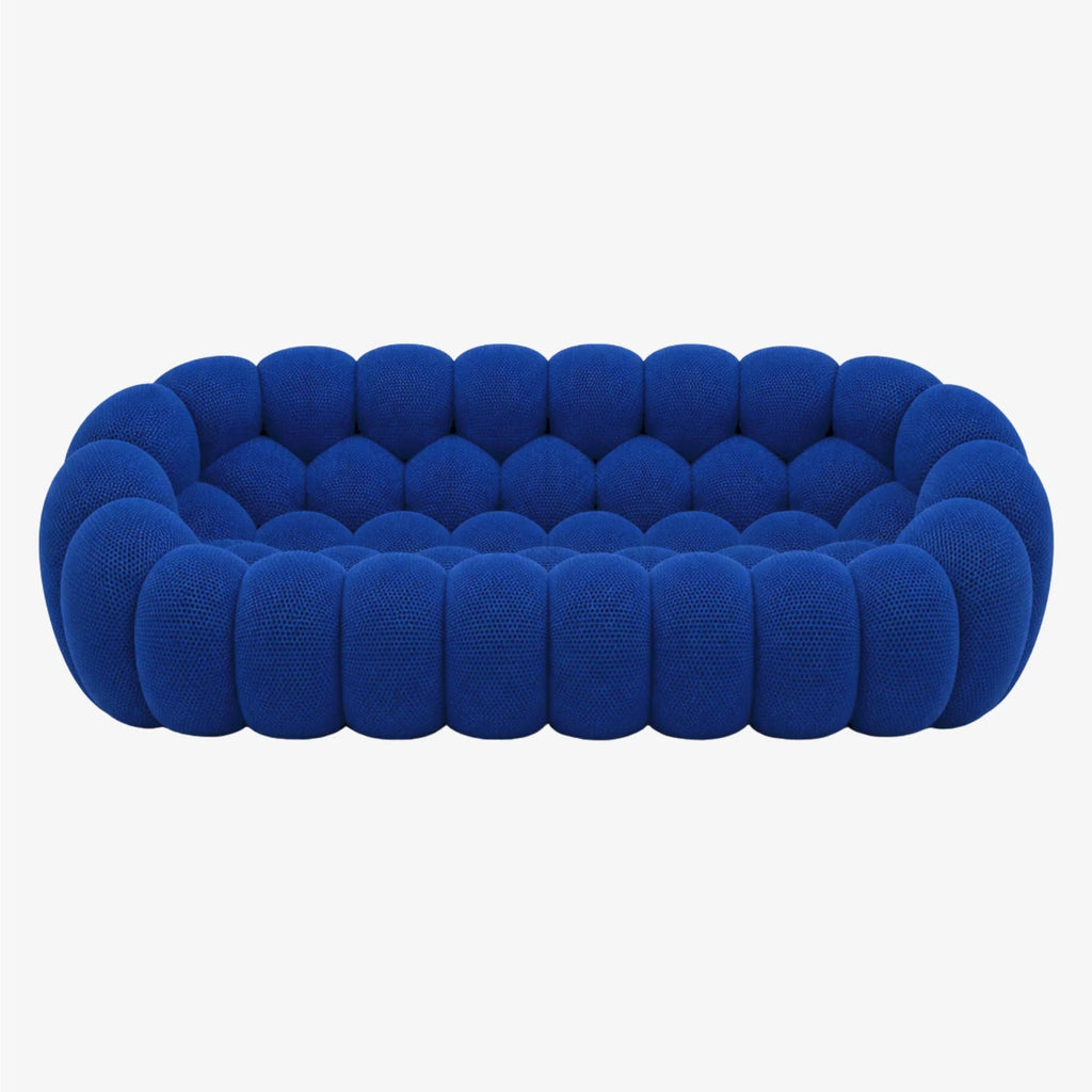 BULÉA Maxi 3-seater round sofa in Cobalt – studio view