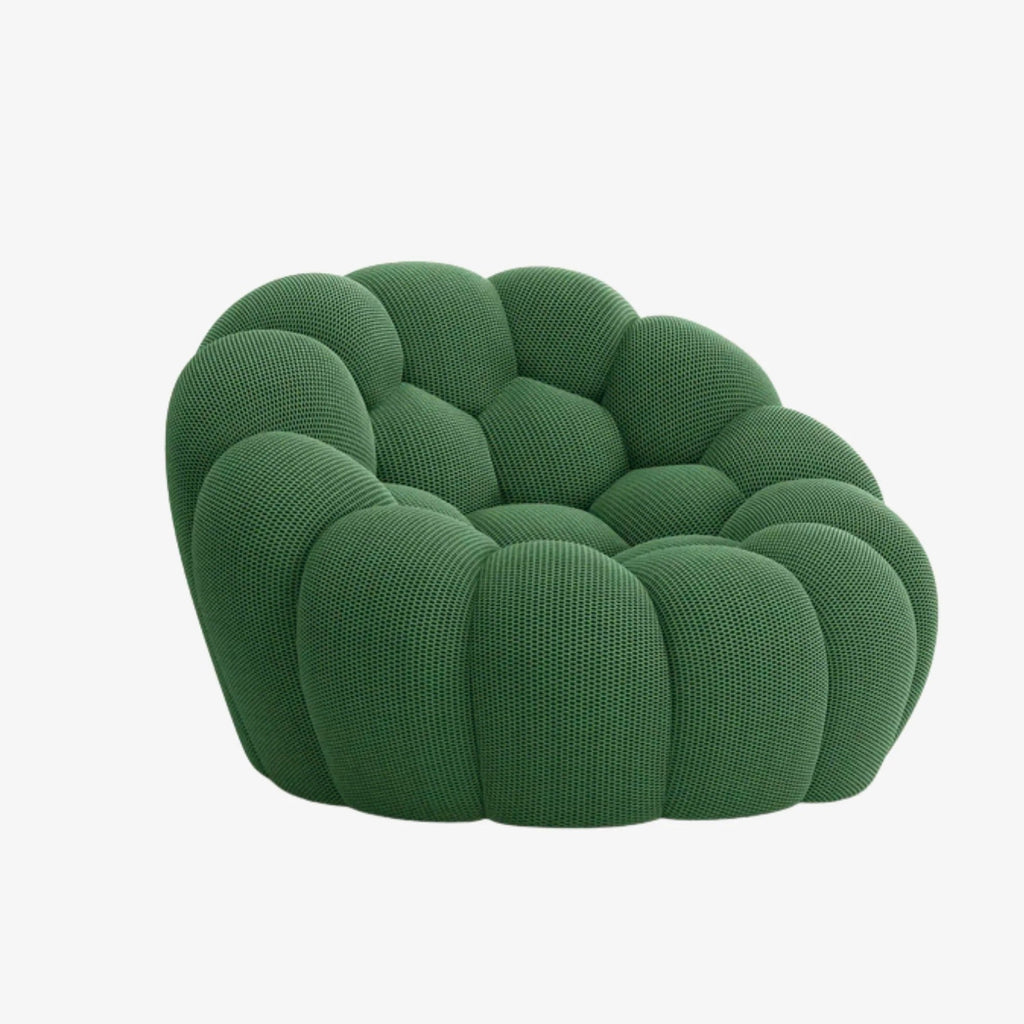 BULÉA Mini round armchair in Forest