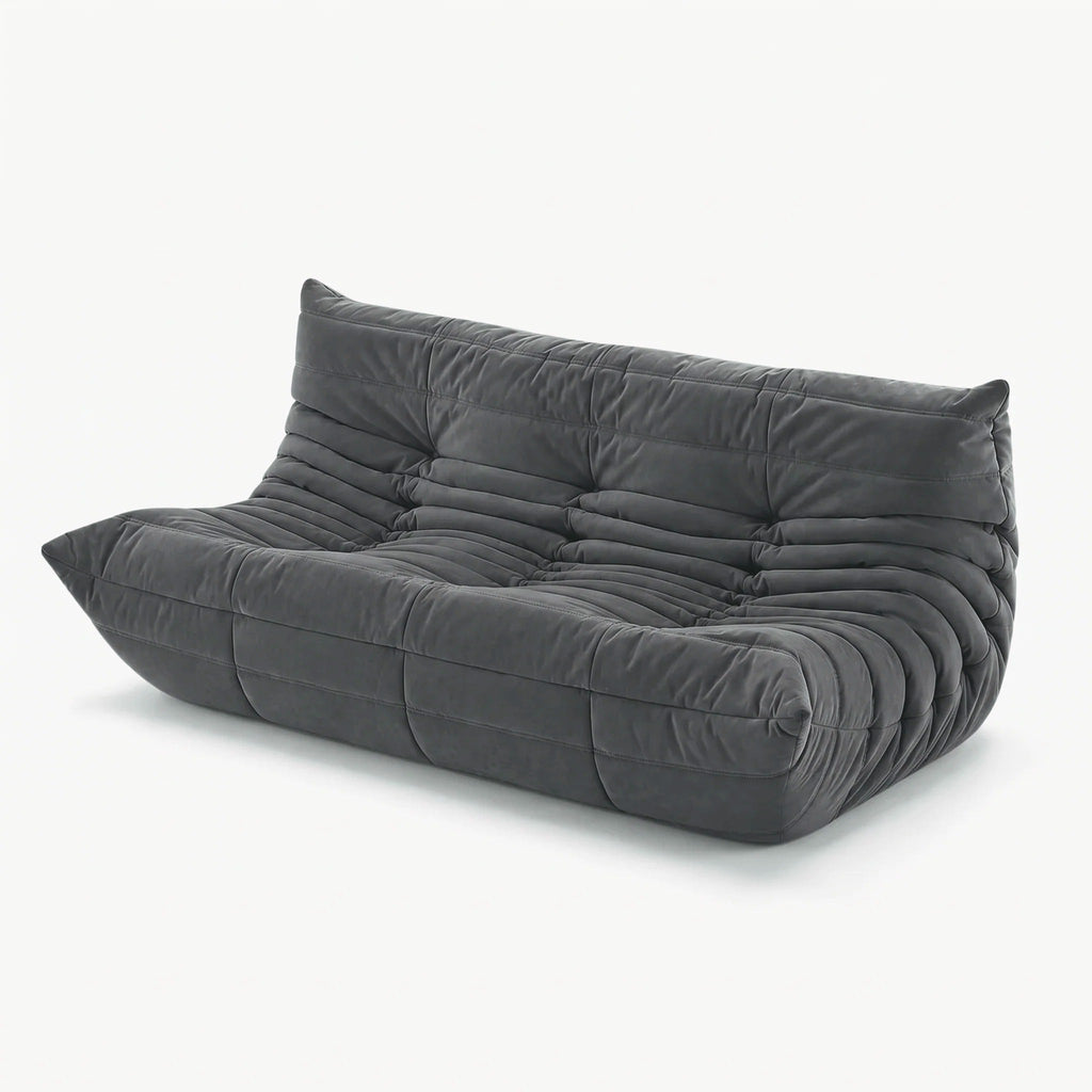 LUMA Maxi 3-seater low lounge sofa in Charcoal