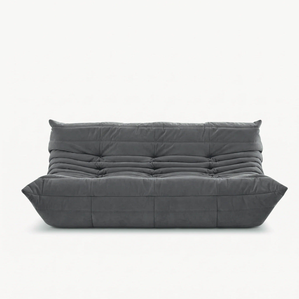 LUMA Maxi 3-seater low lounge sofa in Charcoal – studio view