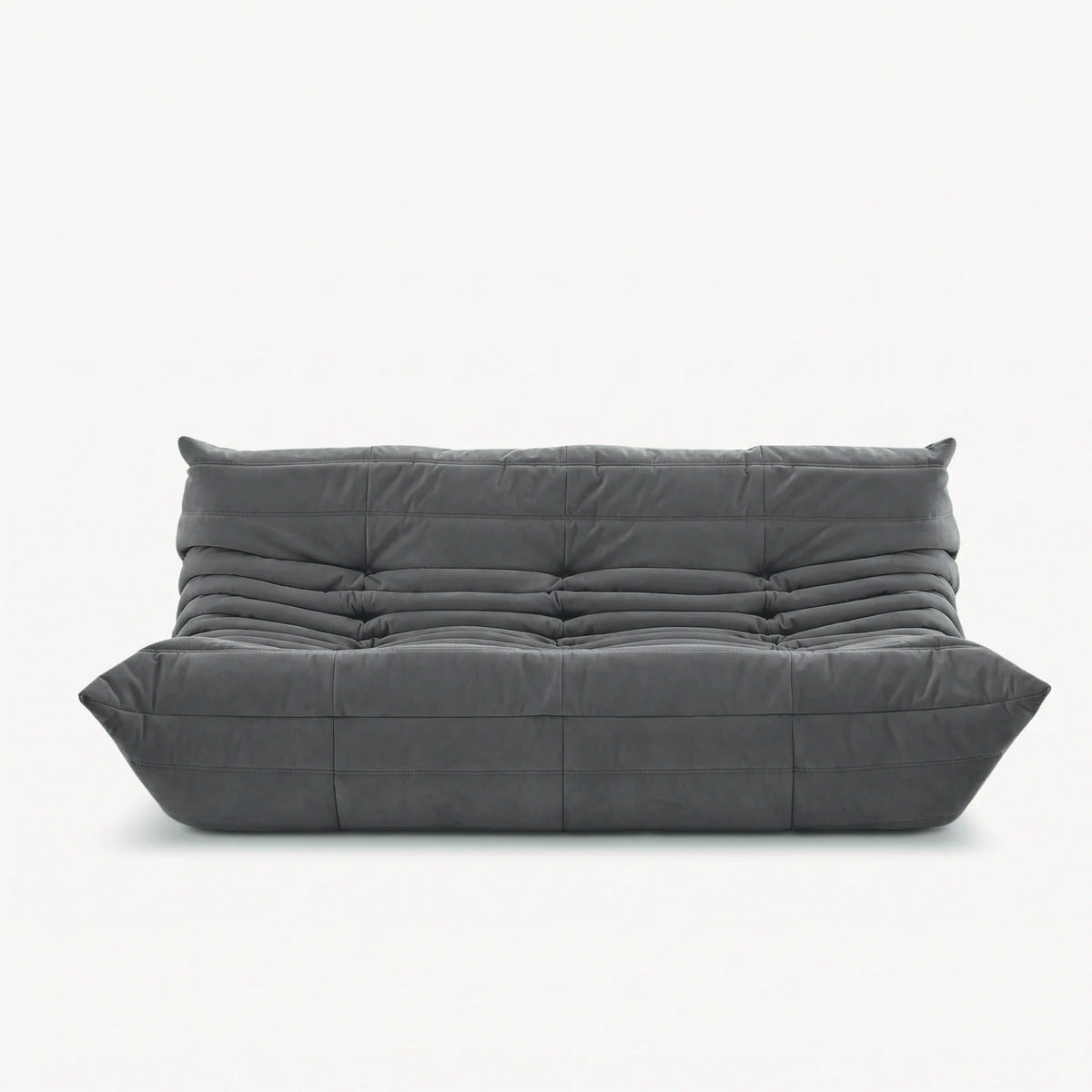 LUMA Maxi 3-seater low lounge sofa in Charcoal – studio view