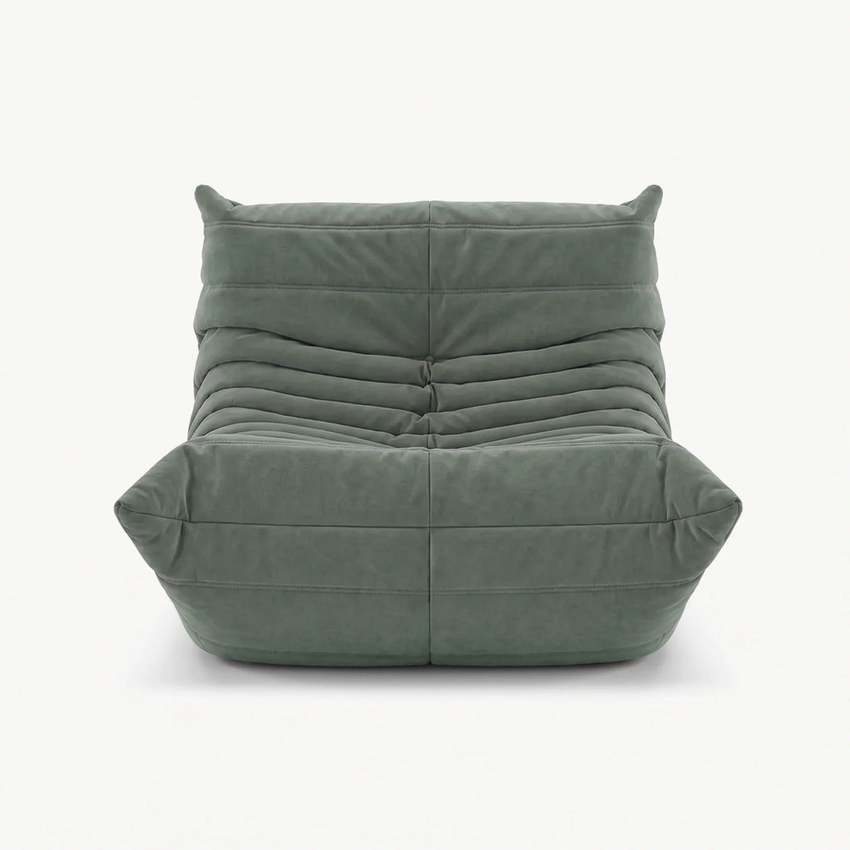 LUMA Mini low lounge chair in Eucalyptus – studio view